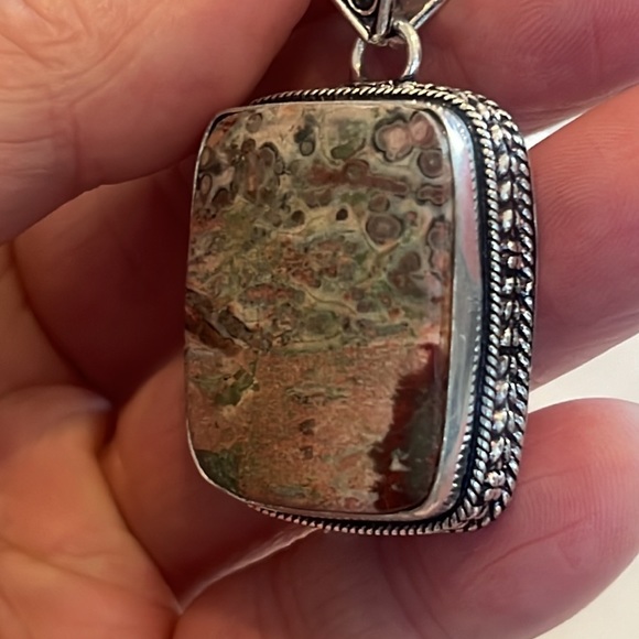 #585 Leopard 🐆 Skin Jasper Handcrafted Pendant NWOT - Picture 7 of 14